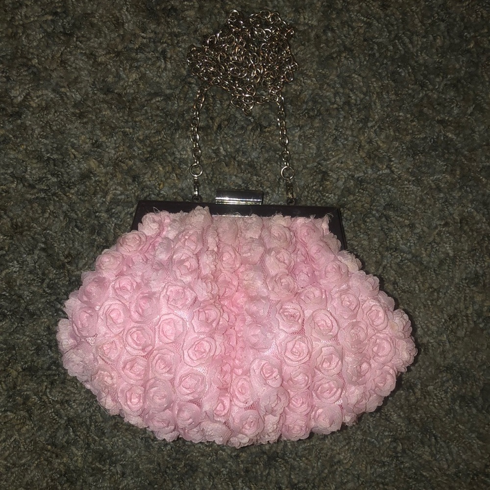 Cute little RSVP Easter handbag with long metal chain